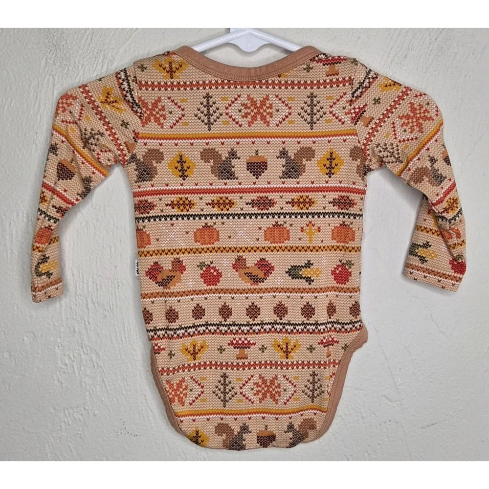 Play By Little Sleepies 95% Viscose‎ Bamboo Body Suit Newborn Harvest Fair Fall